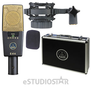 AKG C414XLII Legendary Recording Condenser Nine in One Microphone w/RetailBox