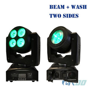 2 Units Beam + wash Two-side Moving Head DMX Stage Light DJ Club Party American