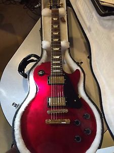 GIBSON LES PAUL STUDIO WINE RED TRANSPARENT GOLD HARDWARE 2007 RIGHT - slash