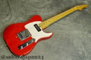 Used BACCHUS T-MASTER STR Telecaster W/Softcase Free Shipping CE166