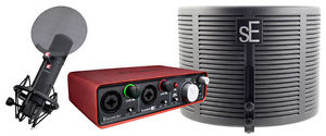 Focusrite Scarlett 2i2, sE2200a II, RF-X, Headphones and Software Bundle (NEW)