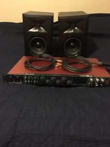 focusrite scarlett 18i20, With JBL LSR305 Studio Monitors (pair), +Mogami Cables
