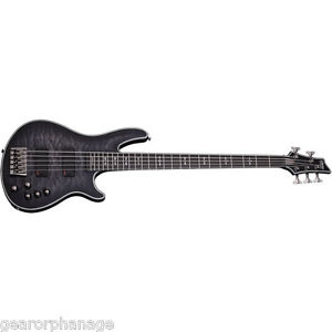 Schecter Hellraiser Extreme-5 See-Thru Black Satin STBLS *NEW* Bass Extreme 5