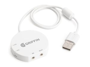 Griffin iMic USB Audio Interface, White/White SZ