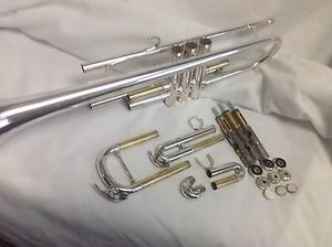 YAMAHA YTR-4325S, 203682A, SILVER Bb INTERMEDIATE TRUMPET, VRY NICE