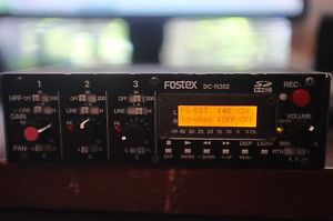 Fostex dc-r302 digital audio recorder dslr