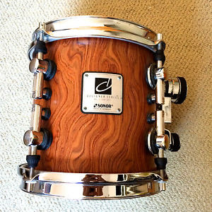 SONOR DESIGNER SERIES MAPLE LIGHT 8" x 8" BUBINGA TOM DRUM MADE IN GERMANY 8x8