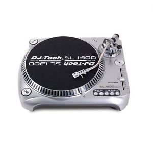 GIRADISCHI DJ-TECH SL1300MK6USB-SIL SILVER TRAZ. DIR. CON PUNTINA AT3600L
