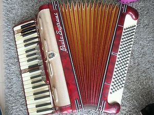AKKORDEON FISARMONICA ACCORDION ACORDEÓN PAOLO SOPRANI 120 BAJOS