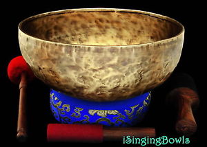 New Tibetan Singing Bowl: Jambati 13" Diameter, Contemporary, F#93 & C-10. VIDEO