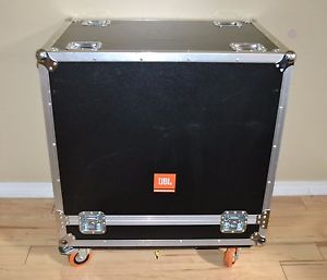 Genuine JBL Flight Road/ Transport Case fits (2) PRX715 Speakers - EXC COND!