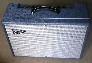 Supro 1624T Dual Tone Guitar Combo Amplifier 1 x 12 Page Hendrix Roqsolid Cover