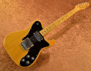 Fender USA Telecaster Custom 1974 Natural w/hard case F/S Guitar from Jpn #E660