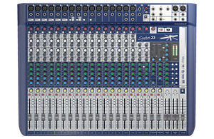 Soundcraft by Harman Signature 22, 22 Channel Mixer,Compact analogue mixing, NEW