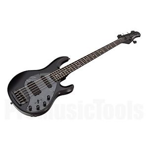 Music Man USA Stingray 5 HS SBK - Stealth Black * NEW * musicman bass ebony