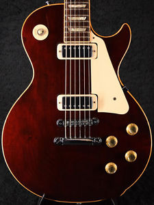 Free Shipping Used Gibson 1975 Les Paul Deluxe -Wine Red- Electric Guitar