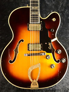 Free Shipping Used GUILD X-700 Sunburst -2000s- Electric Guitar