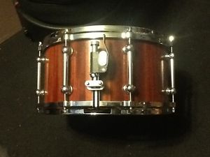 Hard Bop  stave shell snare drum with pearl MasterCast diecast hoops signed