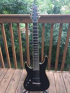 Left Handed Schecter C7 Blackjack ATX Seven String Guitar