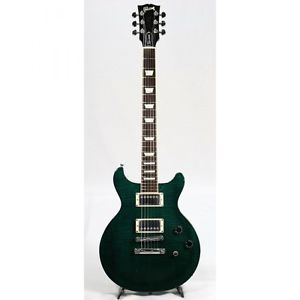 Gibson USA Les Paul Standard Double Cut Plus Trans Green CHW Used Guitar Japan