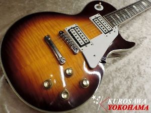 Gaban Les Paul Custom Copy Model Brown w/hard case Free shipping Guitar #E577