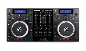 NUMARK MIXDECK QUAD 4 CHANNEL USB/MIDI DJ CONTROLLER CD MP3ProX
