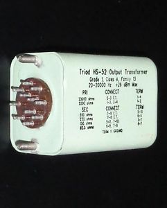 ONE  TRIAD HS-52 HS52 OUTPUT TRANSFORMER FAIRCHILD 660 &  670 ORIGINAL PACKAGING