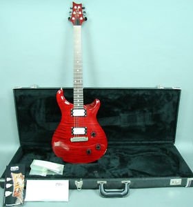 2003 Paul Reed Smith PRS Custom 22 Guitar Electric 10 Top Trans Red Flame w/OHSC