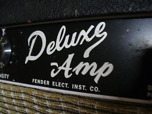 1964 Fender Deluxe Amp / Pre-CBS