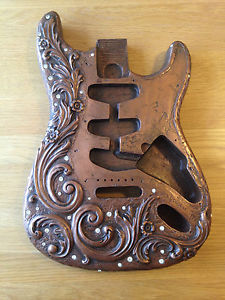 Fender Style Rhinestone Bronze Body by Jon Douglas