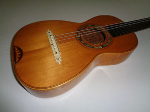 1890's Vintage Pavalex Parlor Guitar  BIRDSEYE  IVORY  ABALONE  FANCY !!!!!