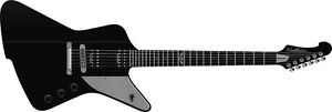 NEW WASHBURN PARALLAXE PXZ200B PRIESTESS GLOSS BLACK ELECTRIC GUITAR