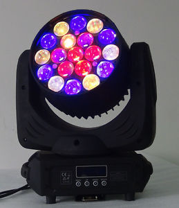 19x12W 4in1 Osram ZOOM LED Moving Head wash beam stage light for DJ Club