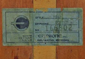 1964 EPIPHONE/GIBSON FT-45 CORTEZ Acoustic (LG-3), G'd Cond. Vintage CBC!