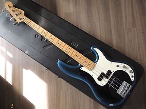 Fender American Deluxe Precision Bass 1989 Blue Burst -VERY RARE- Fine-tune Stoc