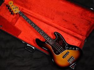 Fender American Vintage 62 Jazz Bass 3Color Sunburst Used w/ Hard case