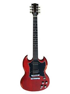 2003 Gibson SG Special Crescent Moon Heritage Cherry Gloss Seymour Duncan 59 HSC