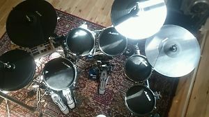 Alesis dm10 with double bass and X-pro hi hat
