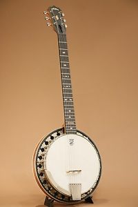 Deering B6 Boston 6-String Guitar Banjo 2010s Brown w/hard case F/S #R507