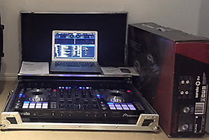 Pioneer DDJ-SX Performance Controller PLUS Custom RoadCase PLUS Speaker Cables