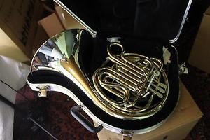 Holton Model H-379 Nickel Silver Double French Horn MINT QuinnTheEskimo