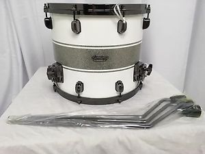 Tama Starclassic Maple 14" Diameter X 12" Deep Tom/Silver Snow Racing Stripe/NEW