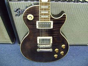 Gibson Les Paul STANDARD Black Flame  Electric Guitar 2003 USA