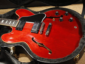 Gibson Custom Shop (Memphis) ES-335 Block Plain Maple Antique Red Used