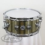 DW Collectors Series 6.5x14 Vintage Brass Over Steel Snare Drum