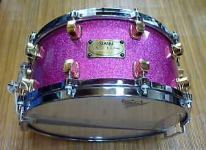 Yamaha 14 x 6 1/2 Maple Snare Drum Pink Pearl Customized MSD-0106 made in Japan