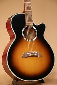 TAKAMINE PT-106 1998 Brown w/hard case Free shipping Guitar from Japan #R508