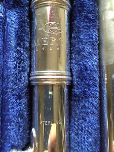emerson sterling silver open hole flute