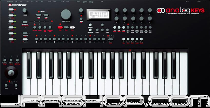 Elektron Analog Keys 4-Voice Synthesizer Keyboard New JRR Shop