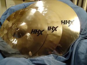 Sabian HHX set brilliant -- 21" Groove Ride; 16" and 18" Xtreme crashes (#1)
